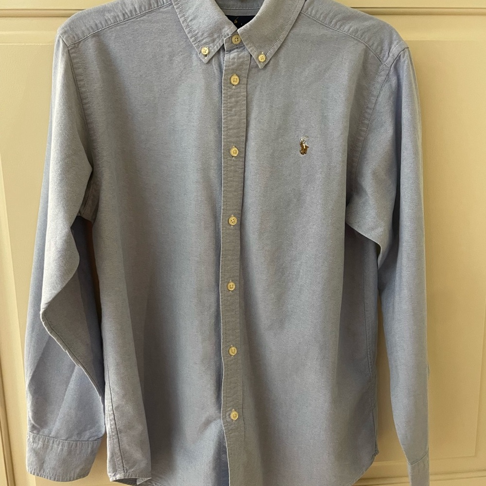 Ralph Lauren Light Blue Oxford Shirt - Picture 2 of 5